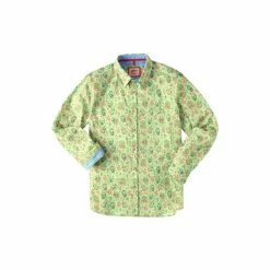 Joe Browns Green Mixed Music Print Shirt -Joe Browns shop unnamed file 2767