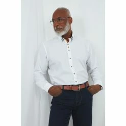 Joe Browns White Delighful Double Collar Shirt