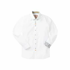 Joe Browns White Delighful Double Collar Shirt -Joe Browns shop unnamed file 2770