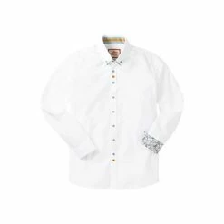 Joe Browns White Delighful Double Collar Shirt -Joe Browns shop unnamed file 2771