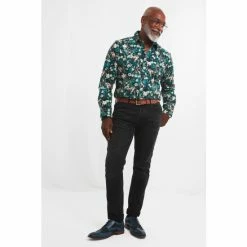 Joe Browns Green Winter Floral Shirt