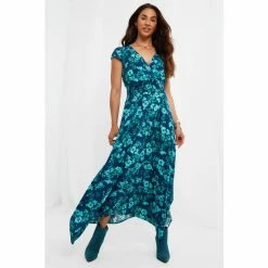 Joe Browns Blue Flourishing Florals Maxi Dress