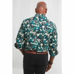Joe Browns Green Winter Floral Shirt -Joe Browns shop unnamed file 2802