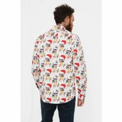Joe Browns White Christmas Skull Shirt -Joe Browns shop unnamed file 2808