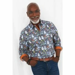 Joe Browns Blue Festive Fun Shirt