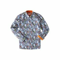 Joe Browns Blue Festive Fun Shirt -Joe Browns shop unnamed file 2816