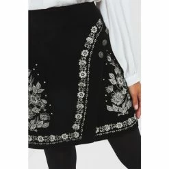 Joe Browns Black Floral Design Beaded Skirt -Joe Browns shop unnamed file 2836