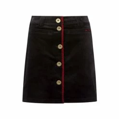 Joe Browns Black Button Up Cord Skirt -Joe Browns shop unnamed file 2841