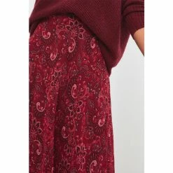 Joe Browns Red Longline Paisley Skirt -Joe Browns shop unnamed file 2879