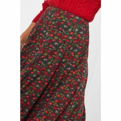 Joe Browns Red Longline Ditsy Floral Skirt -Joe Browns shop unnamed file 2884