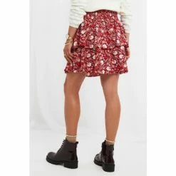 Joe Browns Red Floral Boho Style RaRa Skirt -Joe Browns shop unnamed file 2894