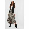 Joe Browns Black Asymmetric Paisley Skirt