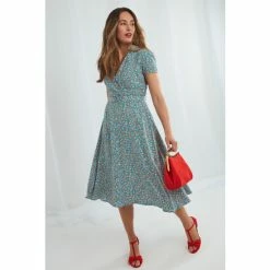Joe Browns Blue The Elouise Floral Tea Dress