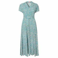 Joe Browns Blue The Elouise Floral Tea Dress -Joe Browns shop unnamed file 294