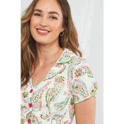 Joe Browns White Pop Of Colour Dress 2 Joe Browns White Pop Of Colour Dress -Joe Browns shop unnamed file 297