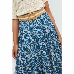 Joe Browns Blue Beautiful Batik Boho Skirt 2 Joe Browns Blue Beautiful Batik Boho Skirt -Joe Browns shop unnamed file 3000