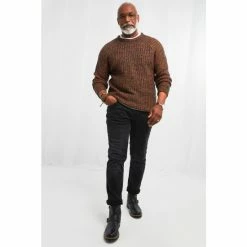 Joe Browns Orange Round Neck Tide Crewneck Knitted Jumper -Joe Browns shop unnamed file 3035