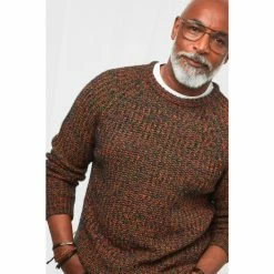 Joe Browns Orange Round Neck Tide Crewneck Knitted Jumper -Joe Browns shop unnamed file 3036