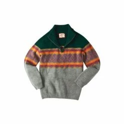 Joe Browns Grey Striped Zip Up Funnel Neck Jumper -Joe Browns shop unnamed file 3073