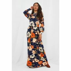 Joe Browns Blue Striking Maxi Floral Dress