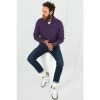 Joe Browns Purple Shawl Neck Knitted Jumper