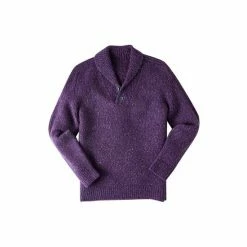 Joe Browns Purple Shawl Neck Knitted Jumper -Joe Browns shop unnamed file 3116