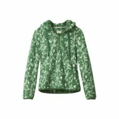 Joe Browns Green Comfy Floral Print Fleece Jumper -Joe Browns shop unnamed file 3139