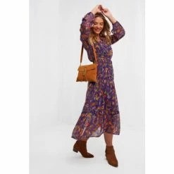 Joe Browns Purple Winter Forest Fruits Dress -Joe Browns shop unnamed file 321