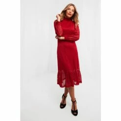 Joe Browns Red Lottie Lace Dress