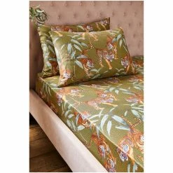 Joe Browns Multi Ferocious Tiger Printed Bedding