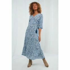 Joe Browns Blue Ravishing Wrap Dress