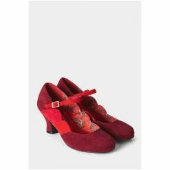Joe Browns Red Art Deco Style Mary Jane Shoes -Joe Browns shop unnamed file 3346