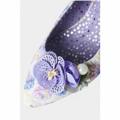 Joe Browns Purple English Blooms Slingback Shoes -Joe Browns shop unnamed file 3374