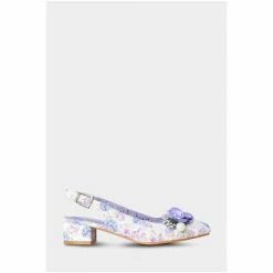 Joe Browns Purple English Blooms Slingback Shoes -Joe Browns shop unnamed file 3376