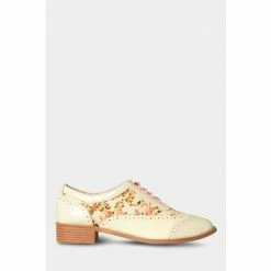 Joe Browns Cream High Society Patent Brogues