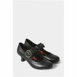 Joe Browns Black Buckle Fastening Leather Mary Jane Shoes -Joe Browns shop unnamed file 3406