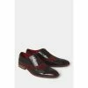Joe Browns Red Mix It Up Suede And Leather Brogue Shoes