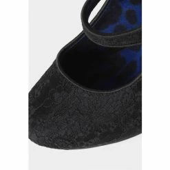 Joe Browns Black Sitting Pretty Lace Shoes -Joe Browns shop unnamed file 3469