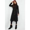 Joe Browns Black Vintage Button Up Fishtail Coat