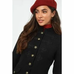 Joe Browns Black Vintage Button Up Fishtail Coat -Joe Browns shop unnamed file 3474