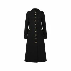 Joe Browns Black Vintage Button Up Fishtail Coat -Joe Browns shop unnamed file 3475