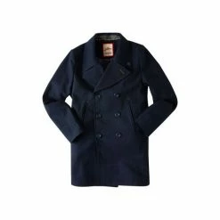 Joe Browns Blue Tweed Trim Double Breasted Coat -Joe Browns shop unnamed file 3497