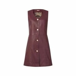 Joe Browns Purple Leather Pinafore Dress -Joe Browns shop unnamed file 350