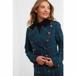 Joe Browns Green Glorious Check Coat -Joe Browns shop unnamed file 3508