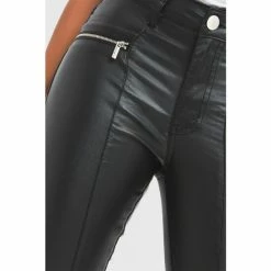 Joe Browns Black Rocker Chick Faux Leather Trousers -Joe Browns shop unnamed file 3596