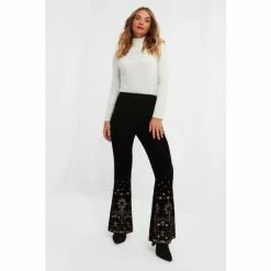 Joe Browns Black Luna Velvet Trousers -Joe Browns shop unnamed file 3600