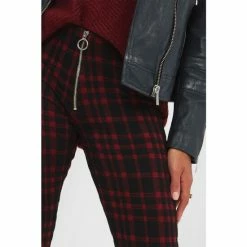 Joe Browns Black Checked Zip Up Trousers -Joe Browns shop unnamed file 3606