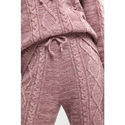 Joe Browns Purple Comfy Cable Knit Trousers -Joe Browns shop unnamed file 3674