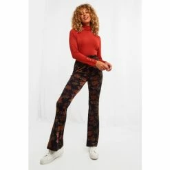 Joe Browns Black Fabulous Floral Flares Trousers