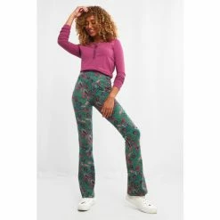 Joe Browns Green Comfy Floral Print Flares